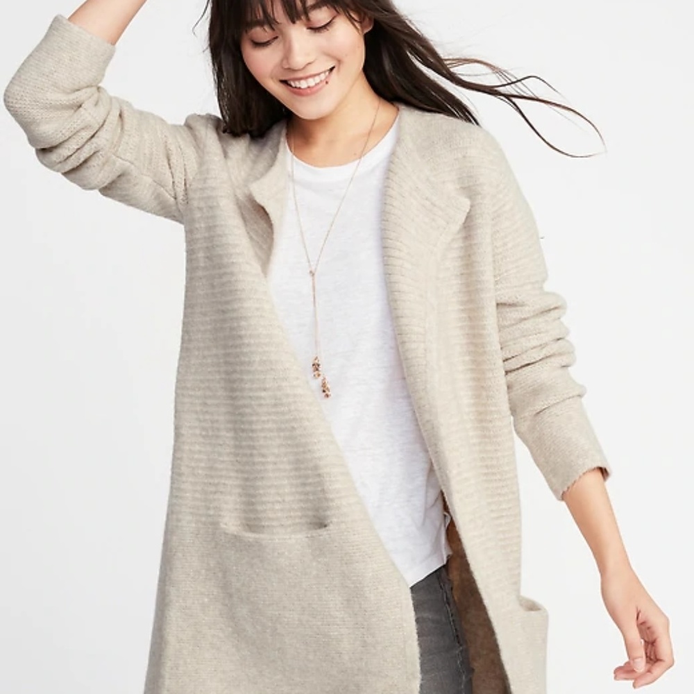 Open-Front Cardi-Coat for Women